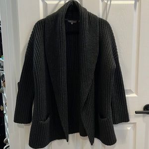 FINAL SALE - VINCE Wool Yak Blend Long Heavy Cardigan